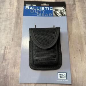 Heros Pride Pager & Glove Pouch Ballistic Utility Case Fits 2 1/4" Belt 1081